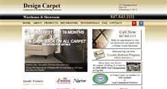 Desktop Screenshot of designcarpetonline.com